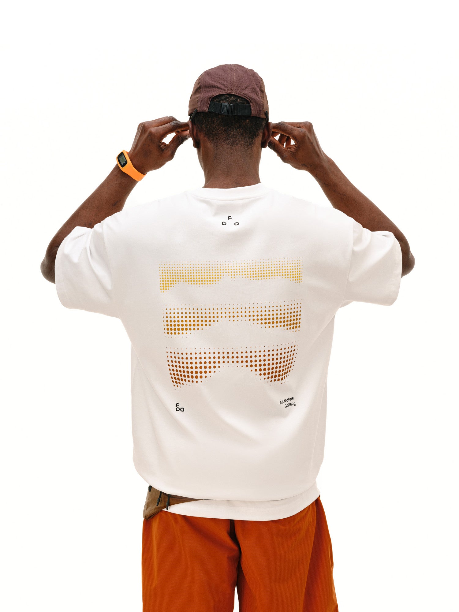 FPA cool feeling quick-drying 7A antibacterial sports short sleeve summer crew neck couple polka dot print outdoor half sleeve T-shirt for men