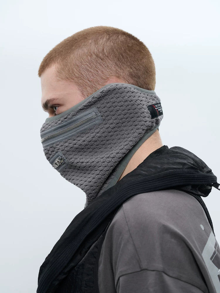 "Surprise Dream" Velvet Scale Evil Words Double Zipper Mask "Corrosion Equipment"