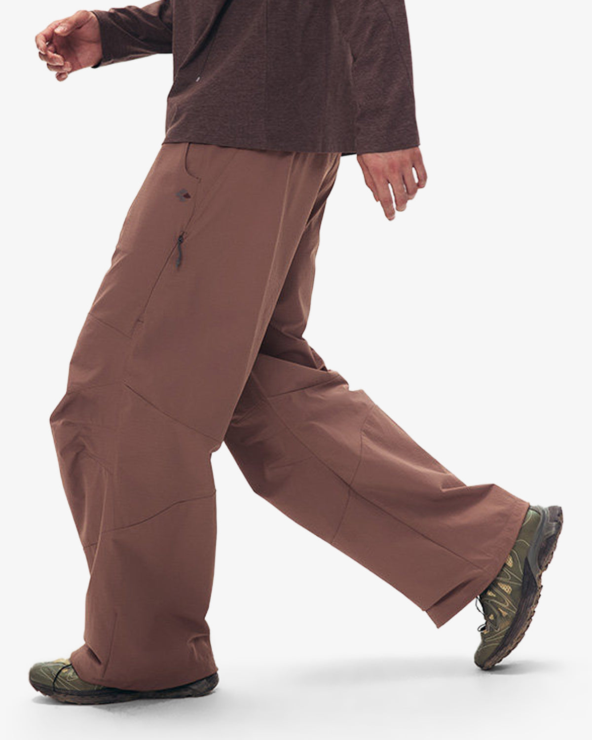 Water Repellent Ventilated Baggy Straight Fit Hiking Pants