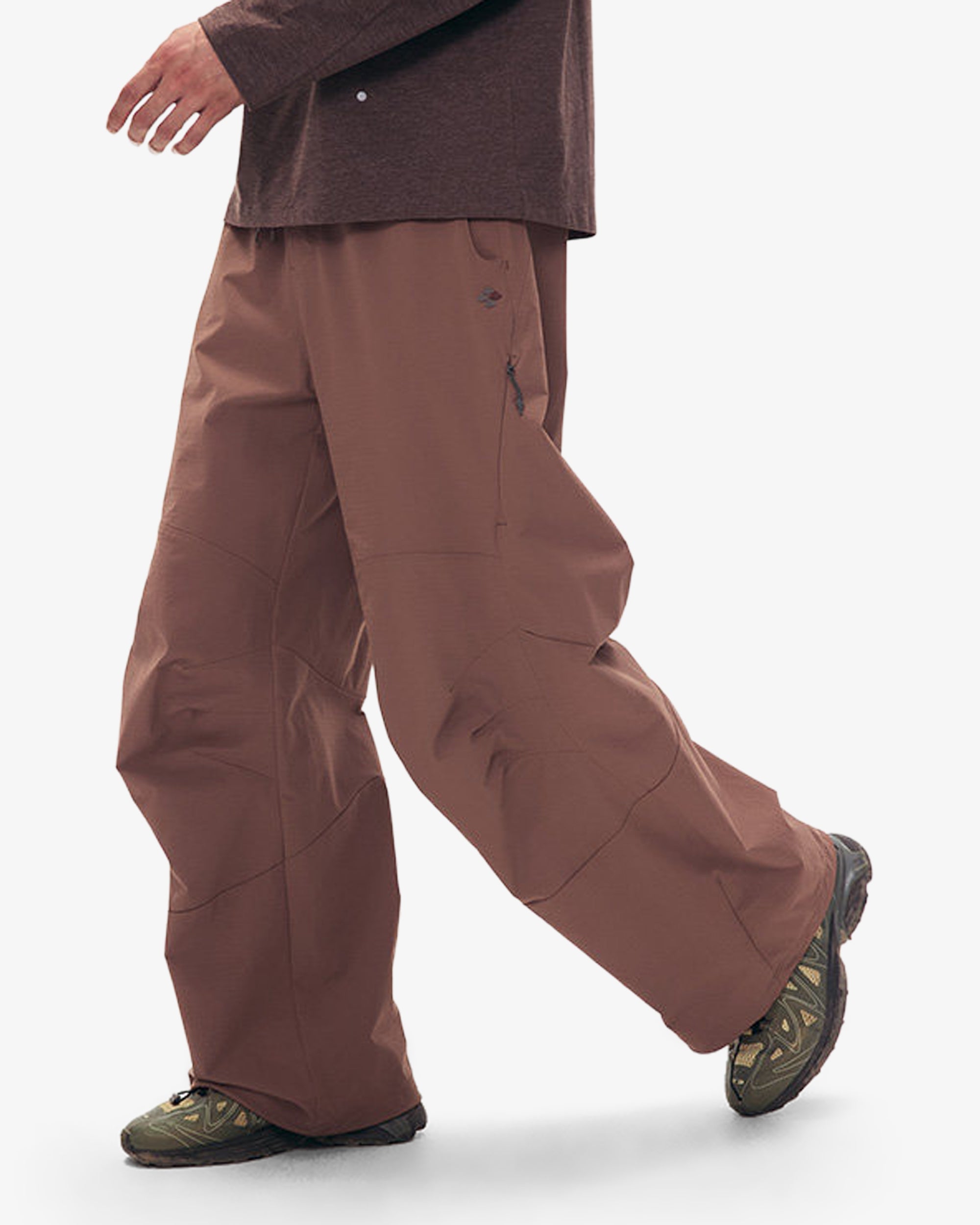 Water Repellent Ventilated Baggy Straight Fit Hiking Pants