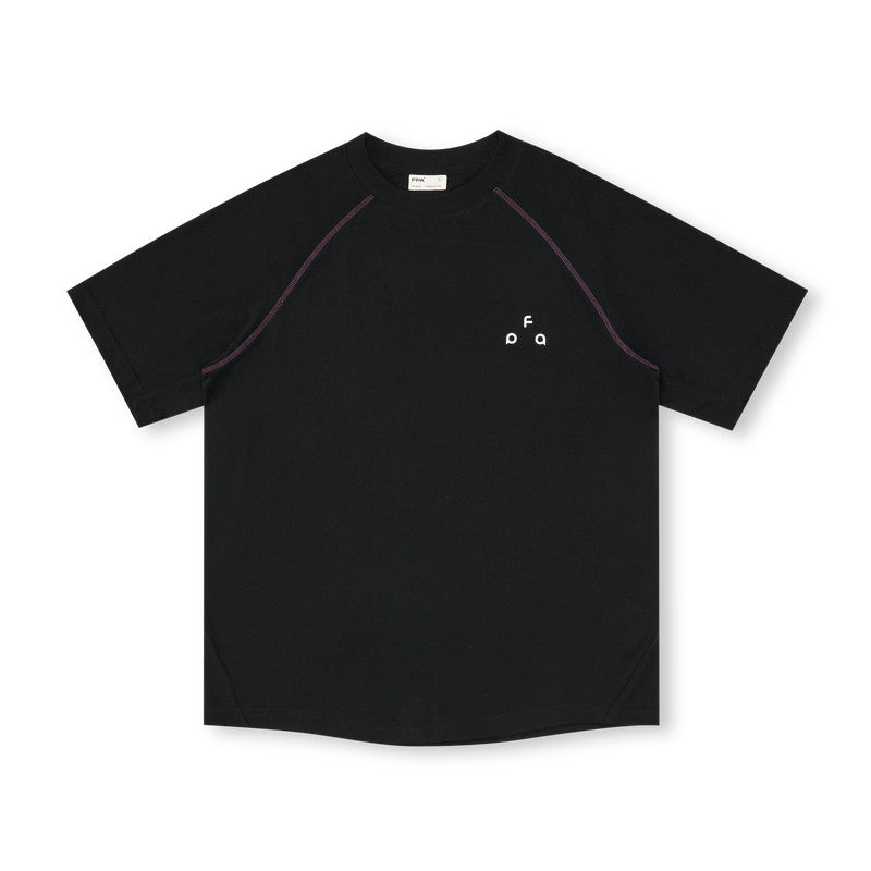 FPA Quick Dry 7A Antibacterial Hasselblad Line Short Sleeve Guochao Brand Summer Crew Neck Loose Couple Casual Half Sleeve T-Shirt