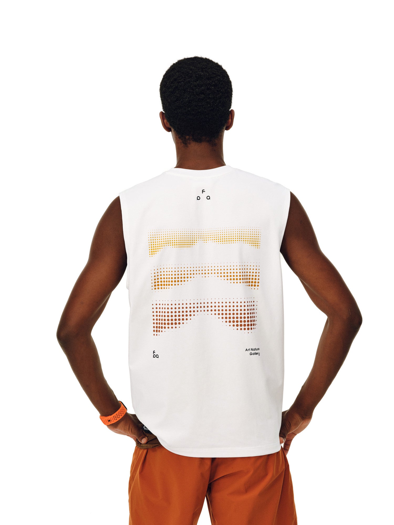 FPA7A antibacterial quick-drying anti-mite vest summer outdoor leisure sports crew neck fitness shoulder sleeveless T-shirt