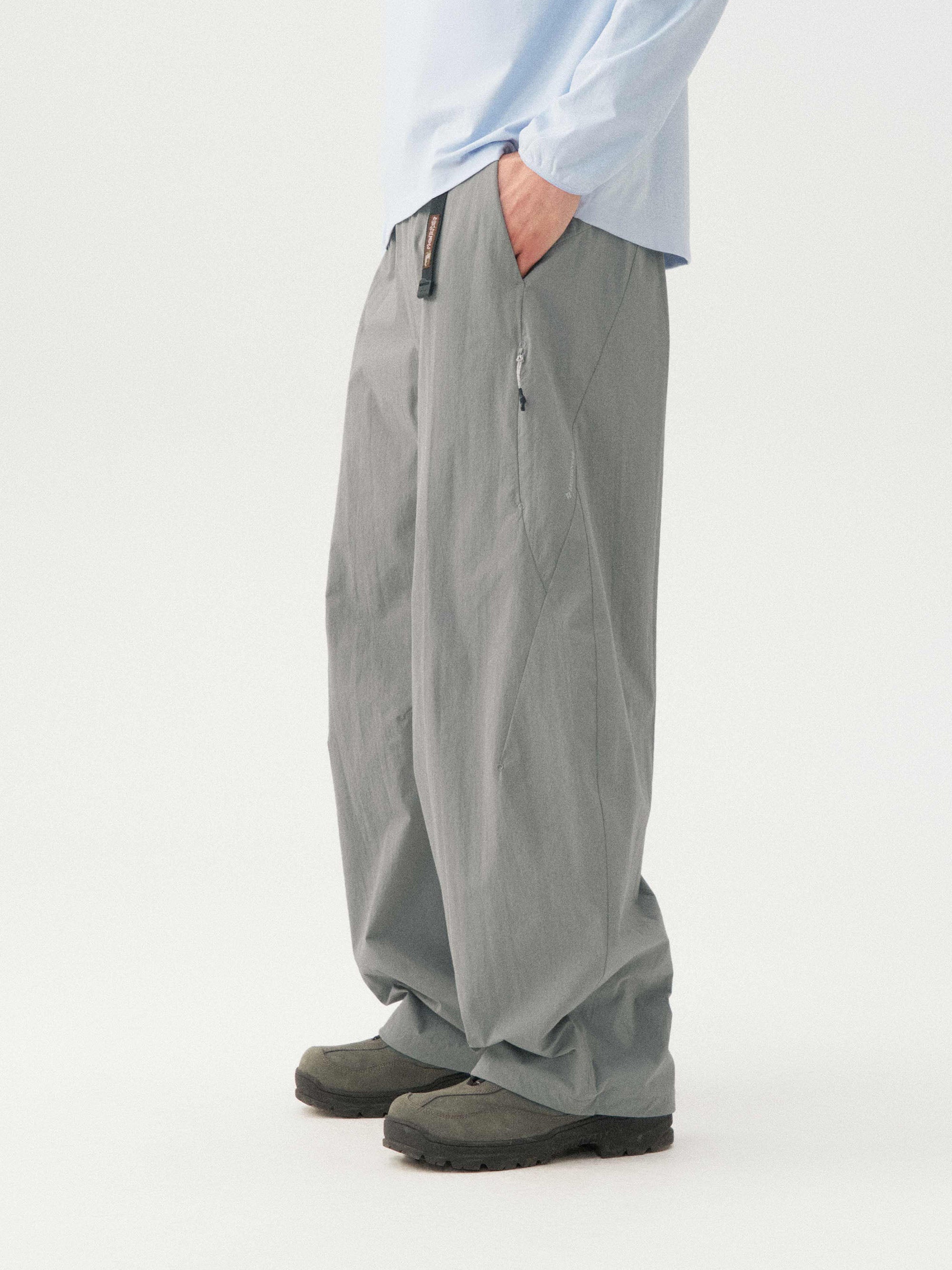 Instantaneous mountain Monterest limited edition nylon four-sided stretch loose casual multi-pocket softshell scimitar pants