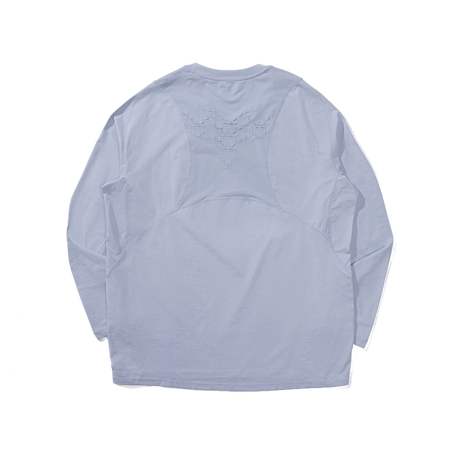 Instantaneous mountain Monterest woven style breathing suit outdoor moisture-wicking quick-drying silver ion 3A antibacterial long sleeve T-shirt