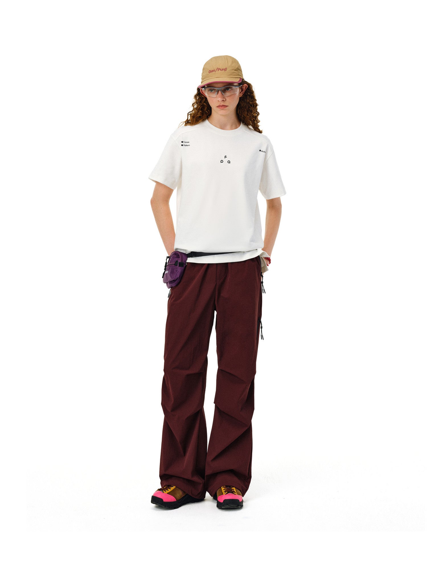 FPA outdoor lightweight windproof and water-repellent zipper trousers National tide brand trendy loose sports and casual trousers
