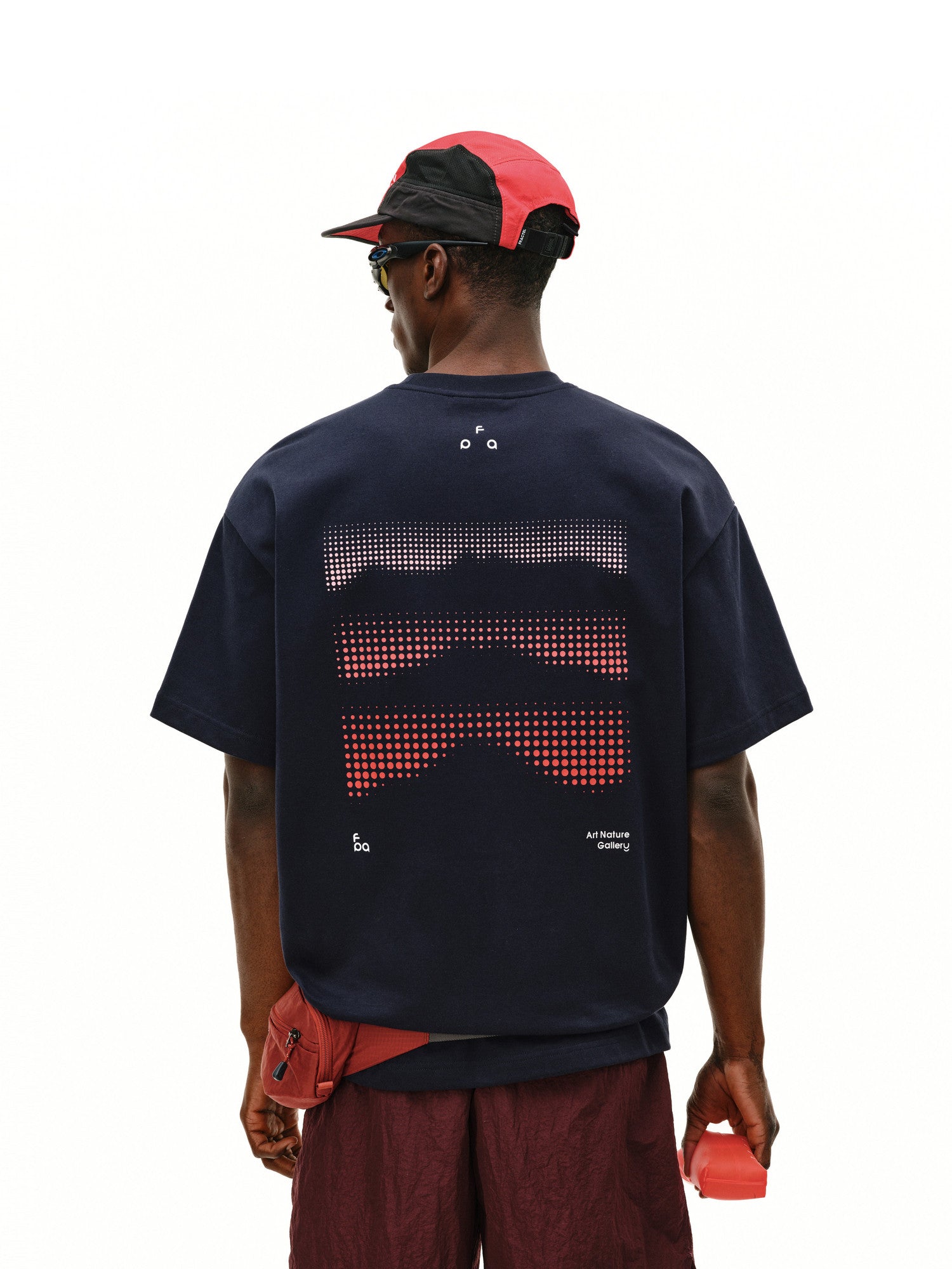 FPA cool feeling quick-drying 7A antibacterial sports short sleeve summer crew neck couple polka dot print outdoor half sleeve T-shirt for men