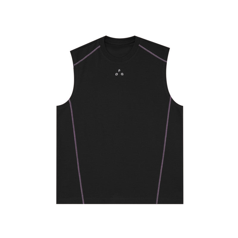 FPA Ice Sense Quick Dry 7A Antibacterial Anti-Mite Hasuo Yoga Running Sports Printed Shoulder Vest National Tide Sleeveless T-shirt