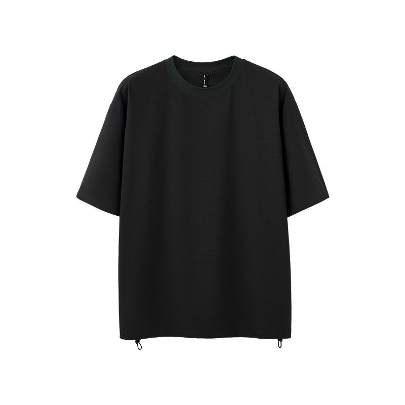American street outdoor breathable short-sleeve fabric T-shirt for men and women, 2025 summer quick-drying, cool, lightweight short-sleeve top