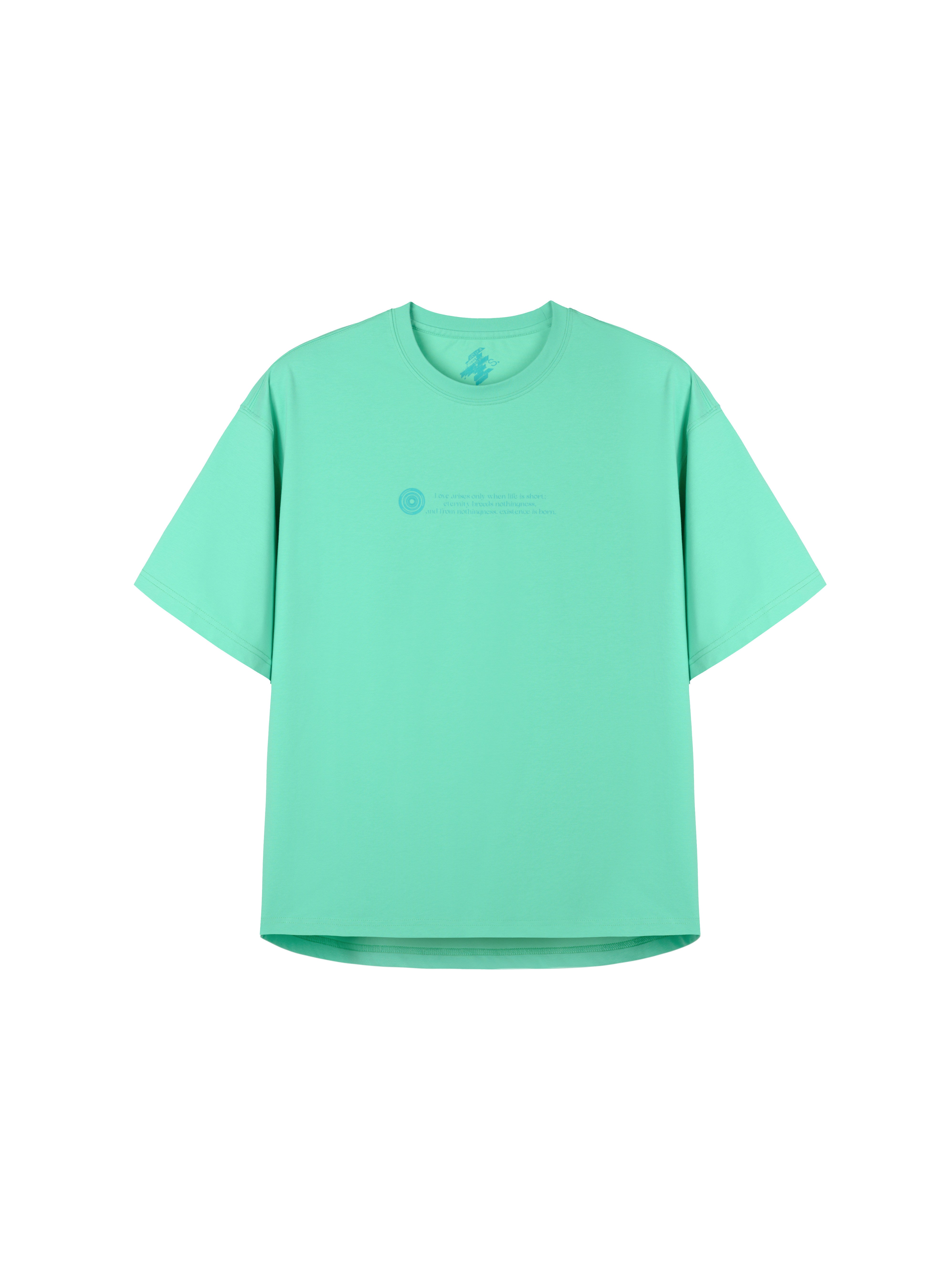 "Yakou" "Crop Circle" Printed T-shirt Sorona Blend Fabric S27 "Erosion Equipment"