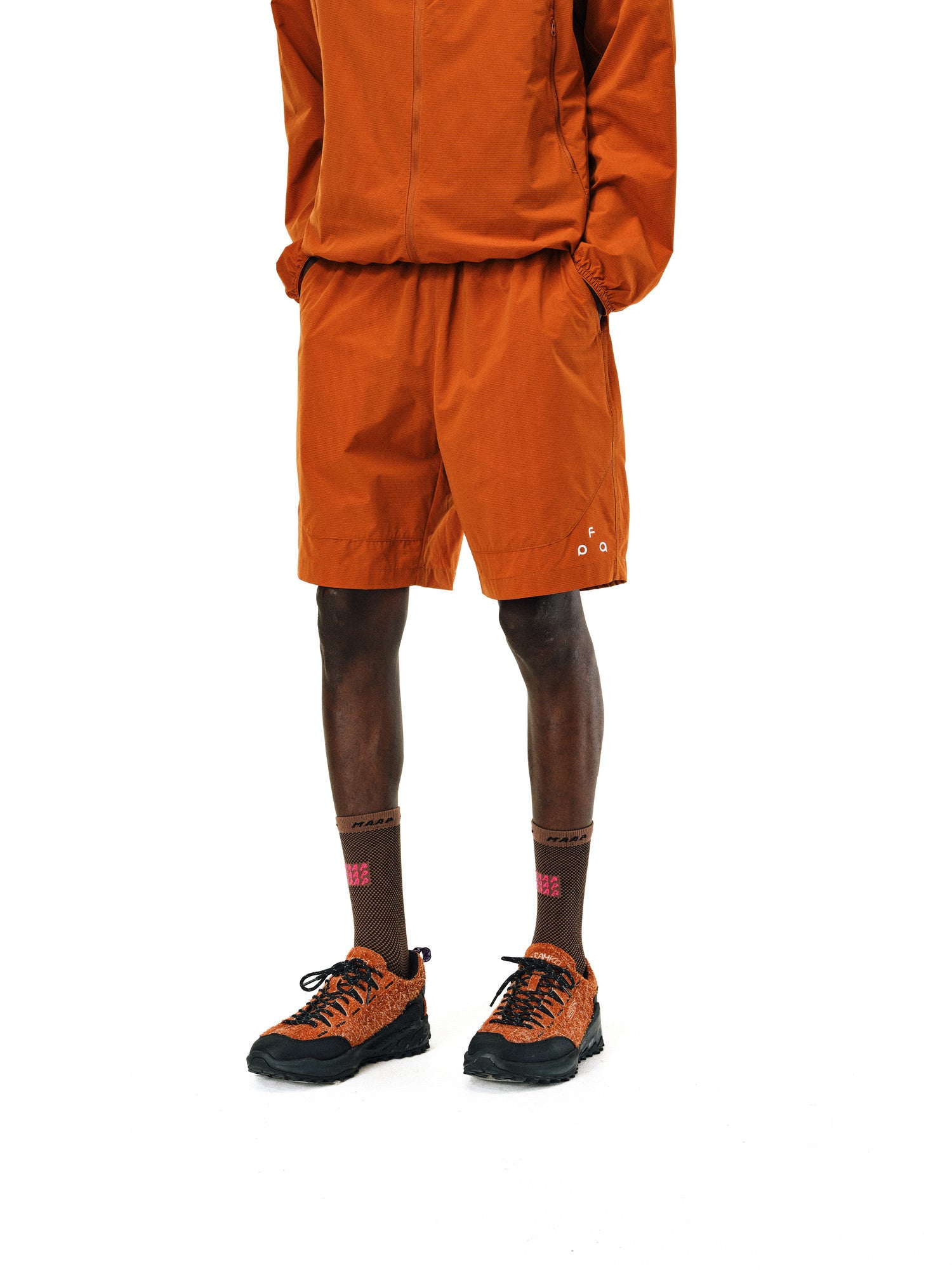 FPA Quick Dry Lightweight Athletic Shorts Summer Outdoor Basketball Fitness Summer Casual Loose Straight Cropped Pants Men