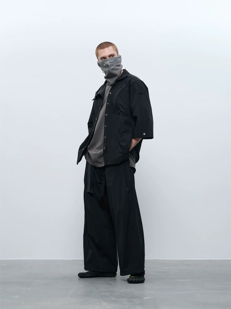 "Surprise Dream" Velvet Scale Evil Words Double Zipper Mask "Corrosion Equipment"