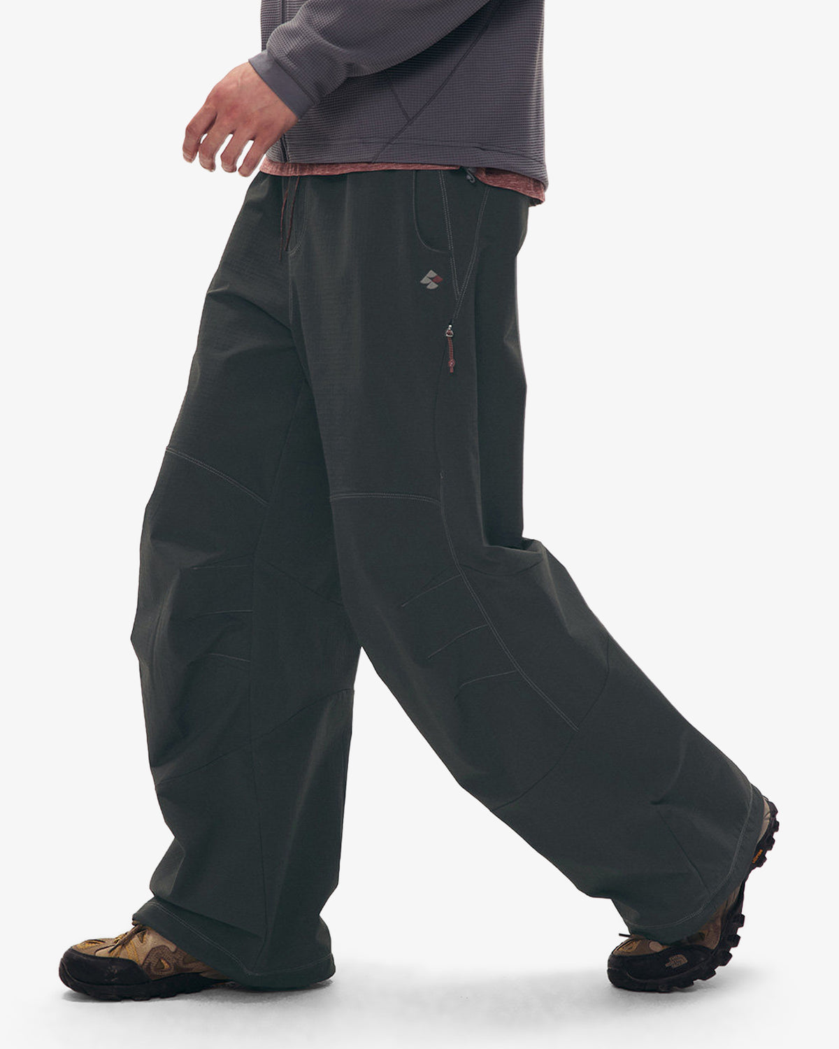 Water Repellent Ventilated Baggy Straight Fit Hiking Pants