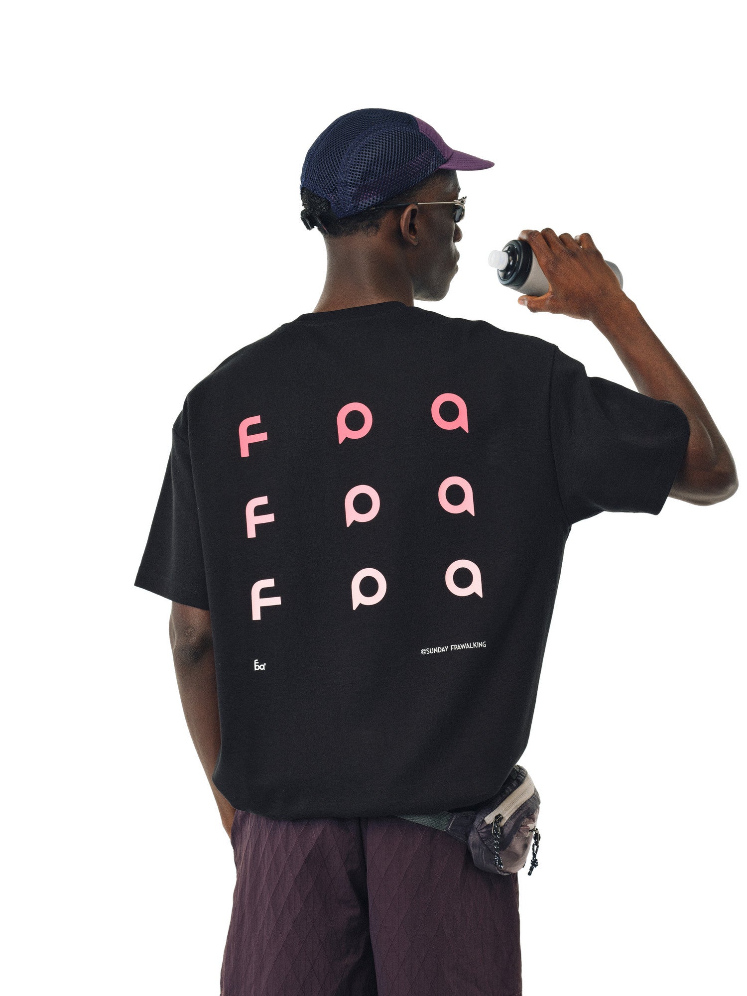FPA Cool Xinjiang Long Staple Cotton Short Sleeve Summer Loose Round Neck Heavy Sports Couple Wear National Tide Half Sleeve T-Shirt
