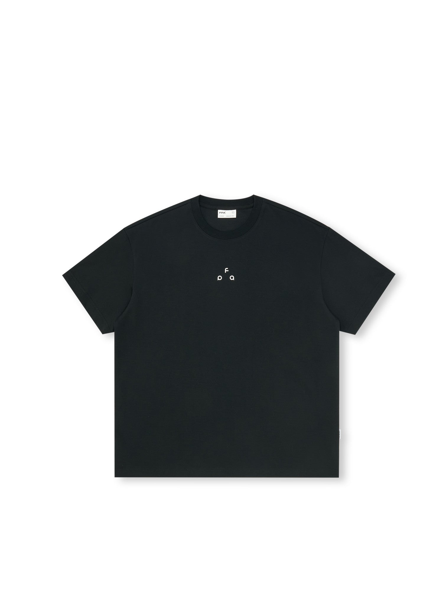 FPA Sports 7A Antibacterial Quick Dry Ice Feeling Short Sleeve National Tide Summer Loose Crew Neck Casual Couple Wear Black T-Shirt