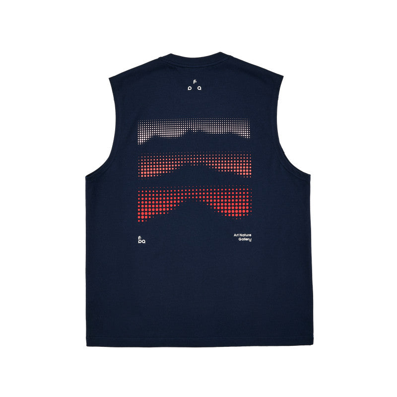 FPA7A antibacterial quick-drying anti-mite vest summer outdoor leisure sports crew neck fitness shoulder sleeveless T-shirt