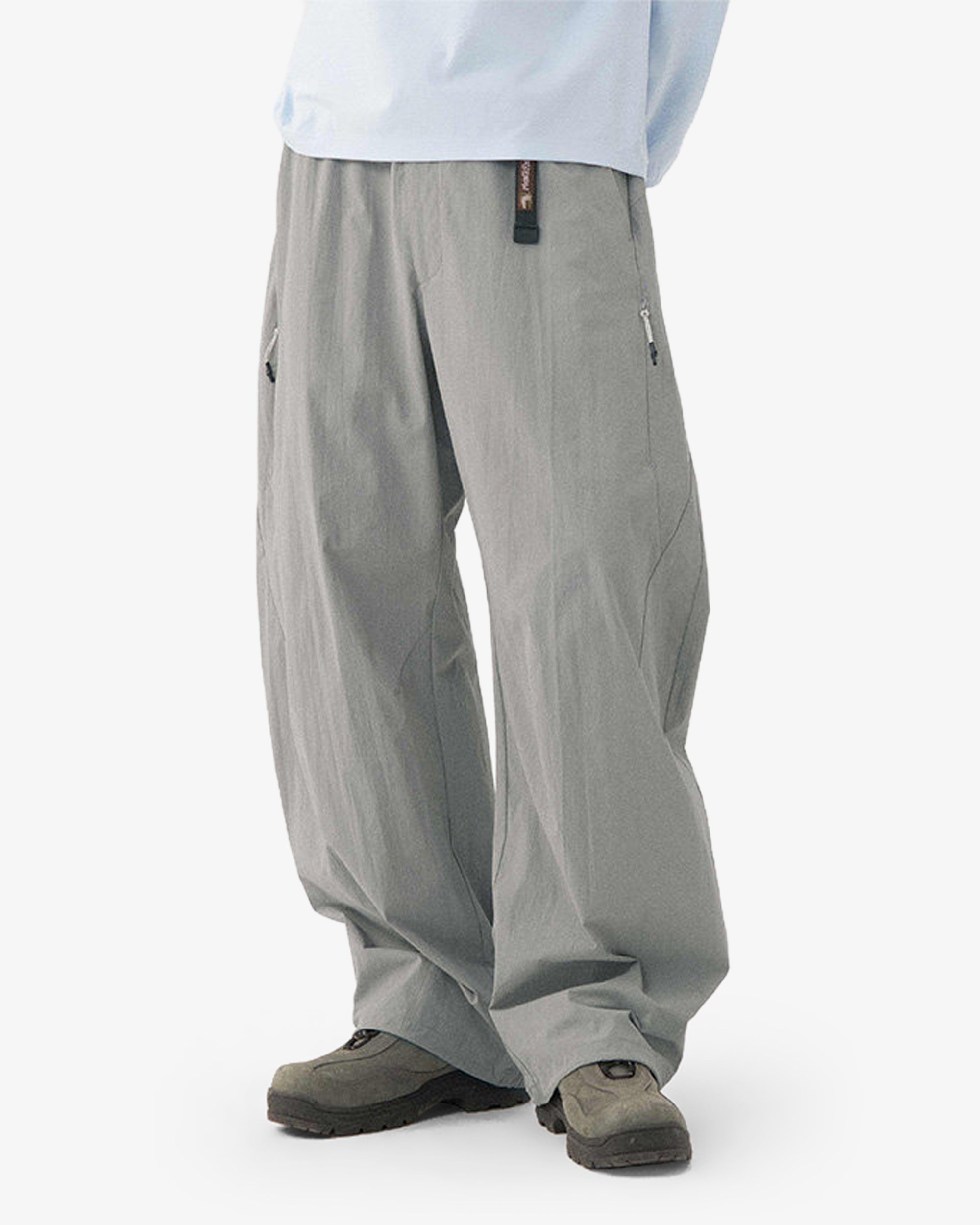 Nylon Four Way Stretch Wide Multi Pocket Softshell Pants