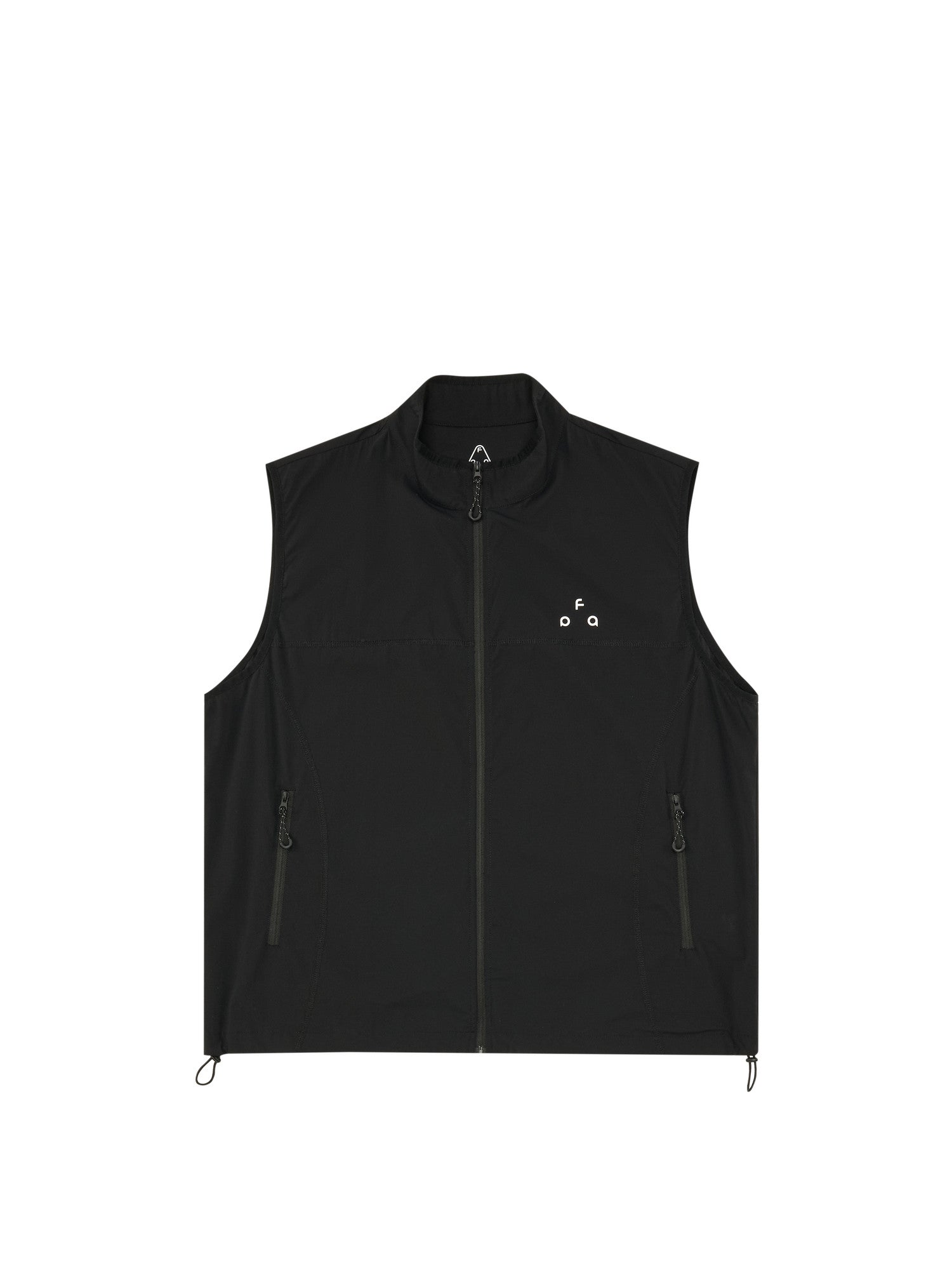 FPA three-proof high moisture permeability lightweight Hassel vest shoulder summer zipper sports national tide white sleeveless jacket for men