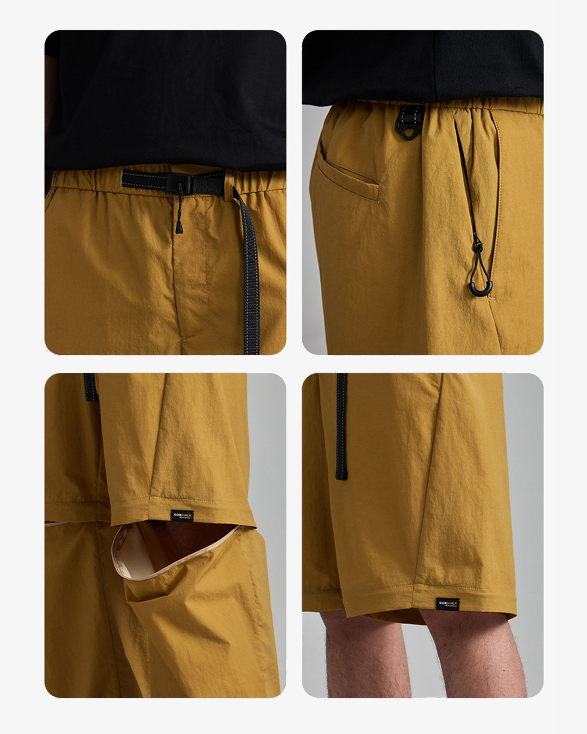 2-IN-1 CORDURA® Zip-Off Convertable Baggy Hiking Pants