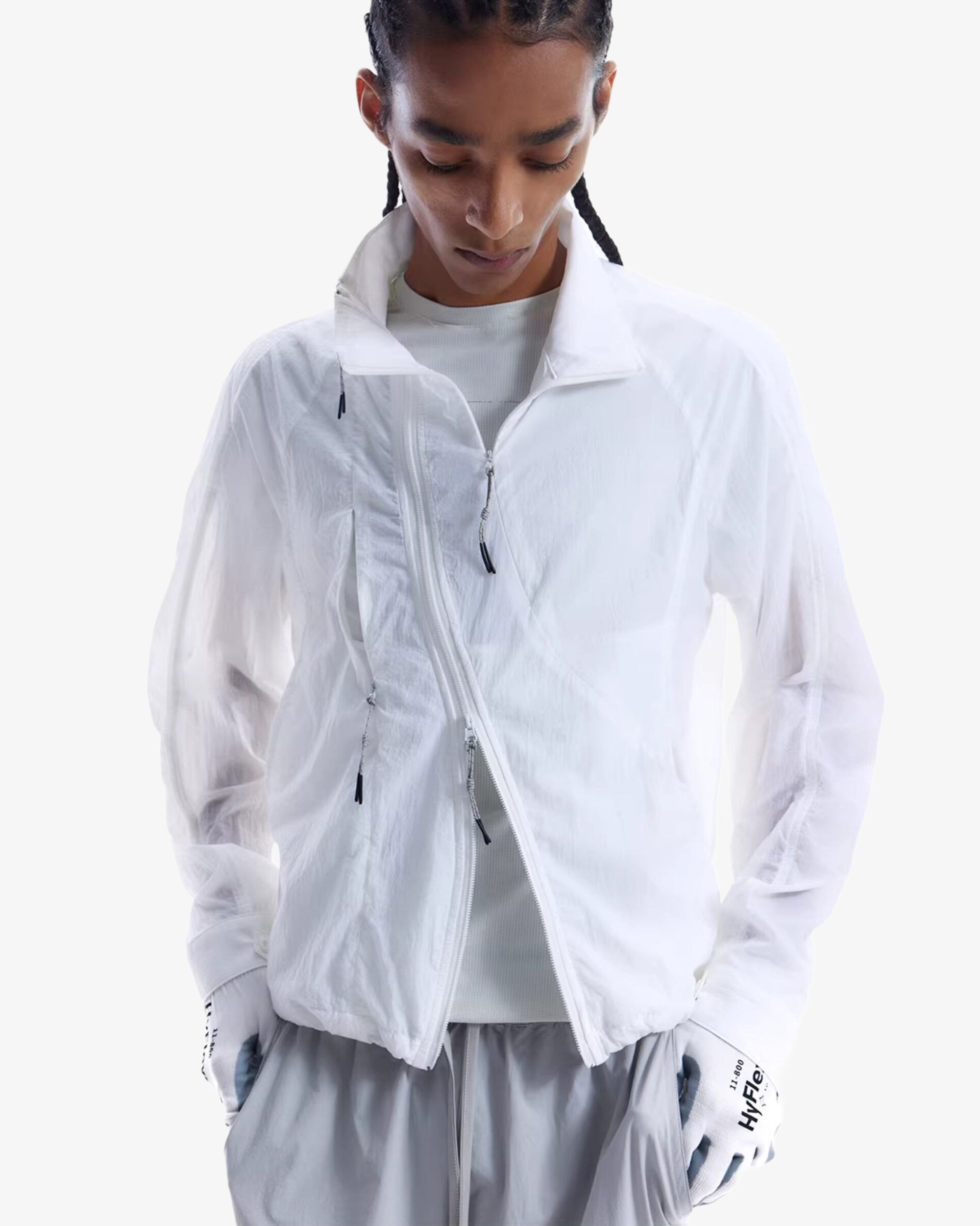 Asymmetric Zipper UPF50 Track Jacket