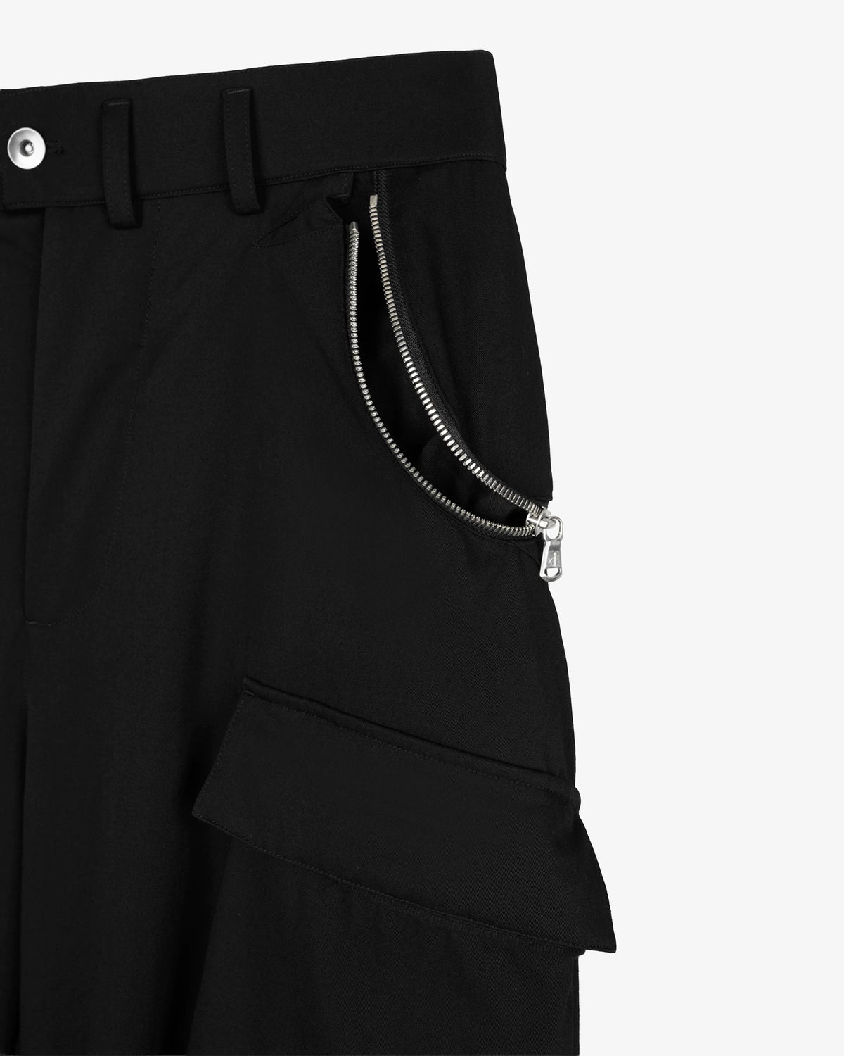 Wool Blend Sculpted DWR Cargo Pants