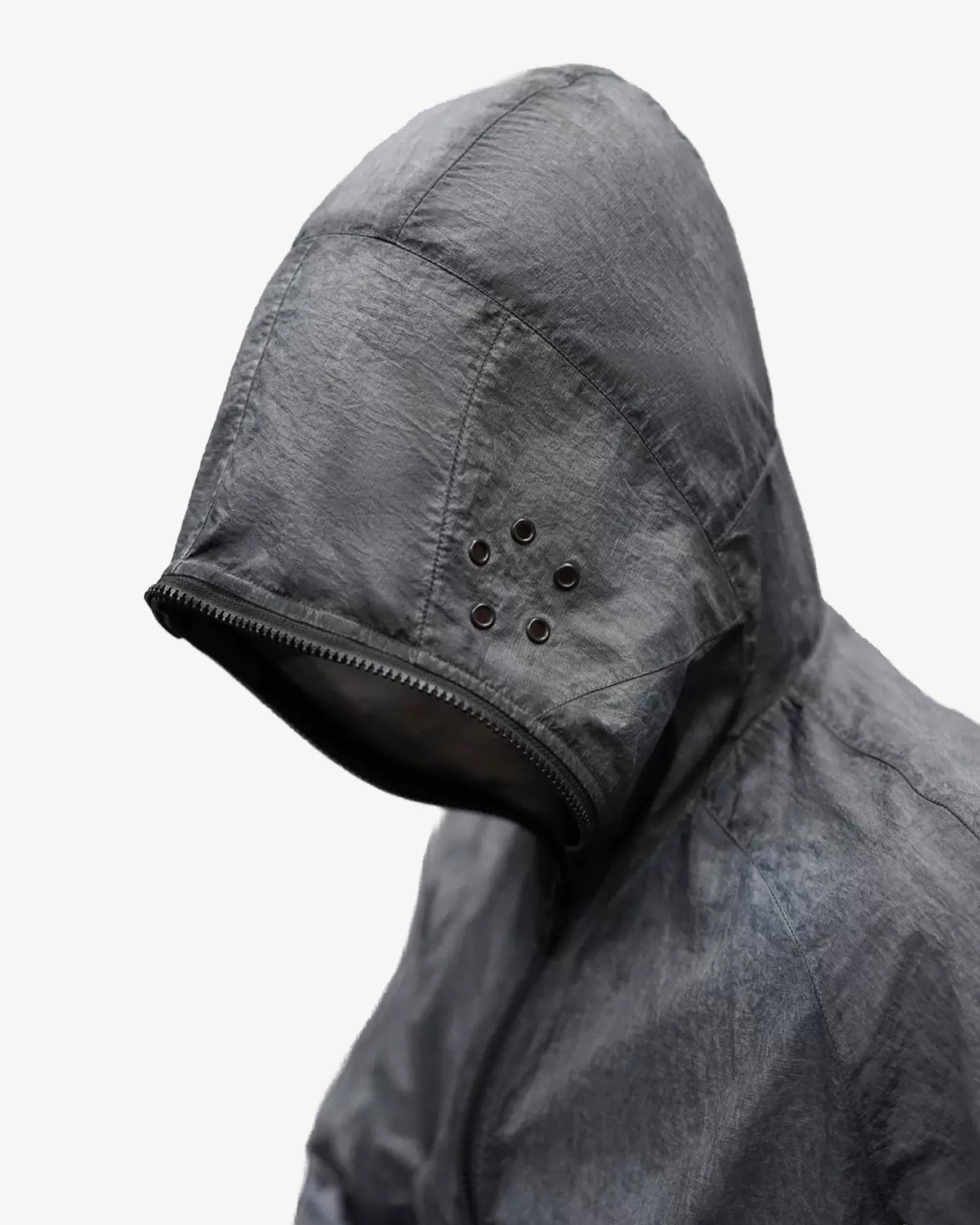 Garment-Dyed Packable Full-Zip UPF 50 Hooded Jacket