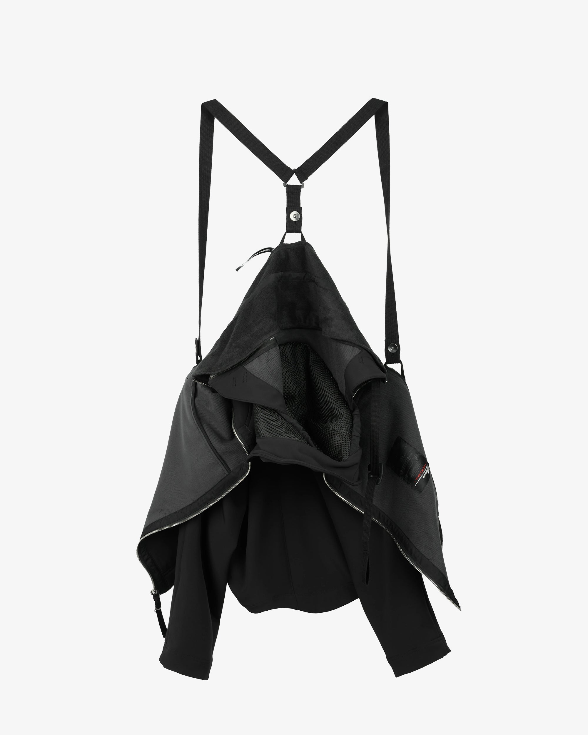 High-Neck Softshell DWR Modular Bucket Hood Jacket