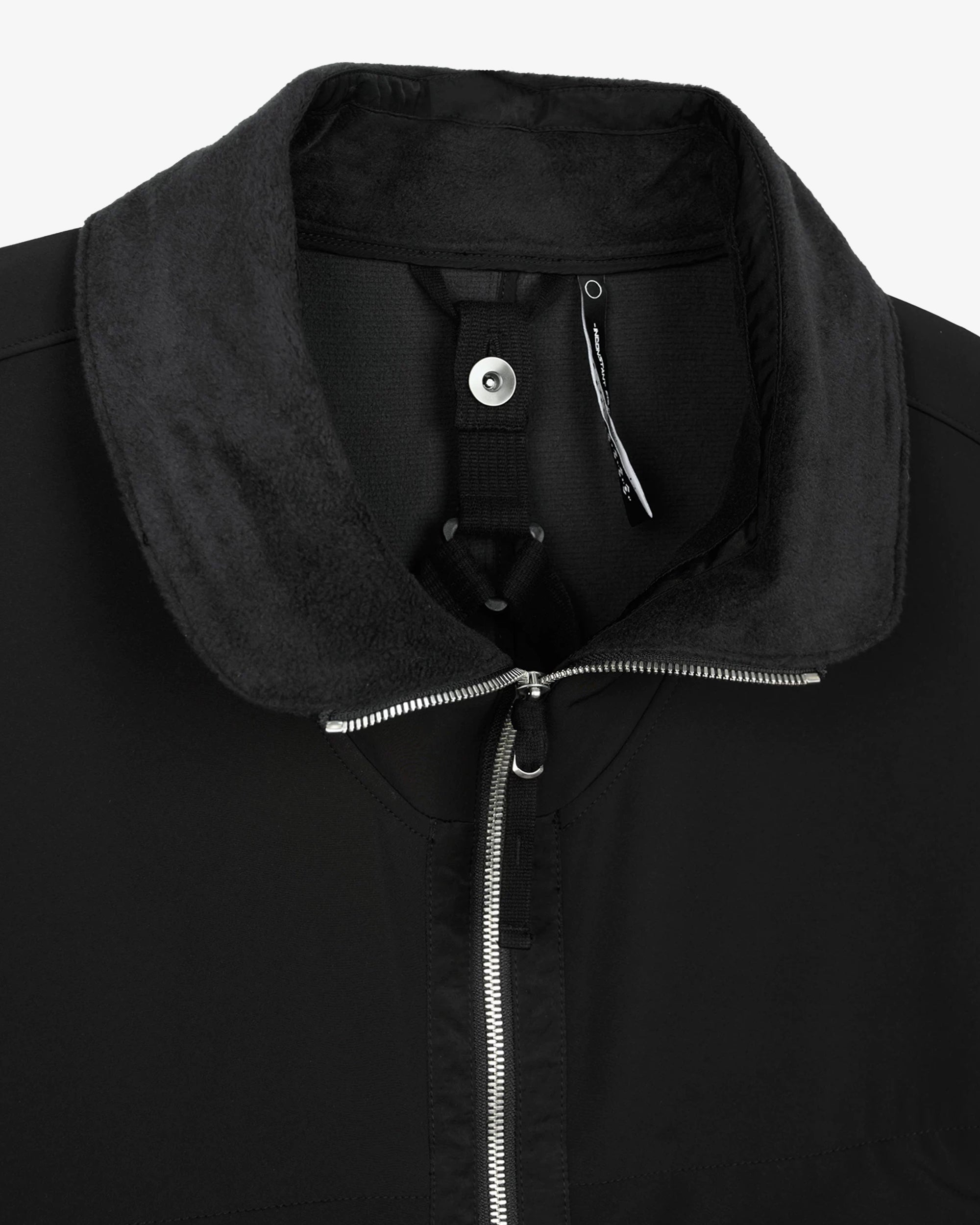 High-Neck Softshell DWR Modular Bucket Hood Jacket