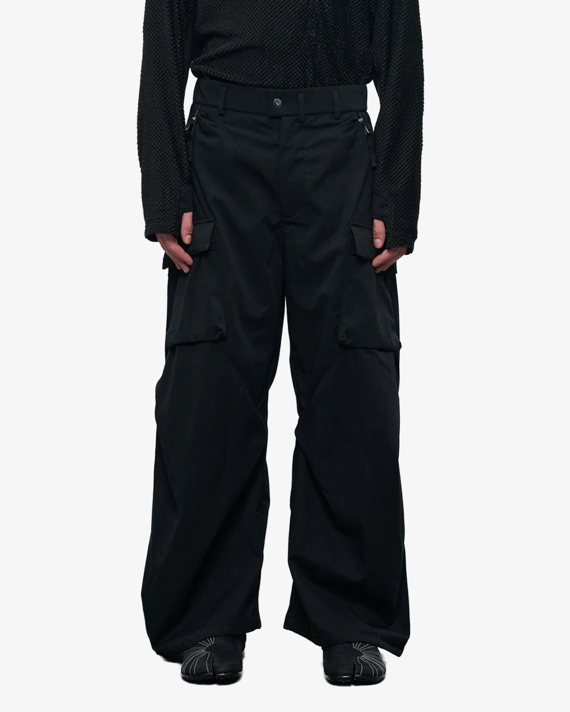 Wool Blend Sculpted DWR Cargo Pants