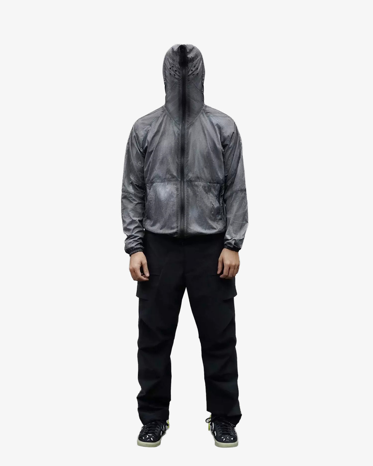 Garment-Dyed Packable Full-Zip UPF 50 Hooded Jacket