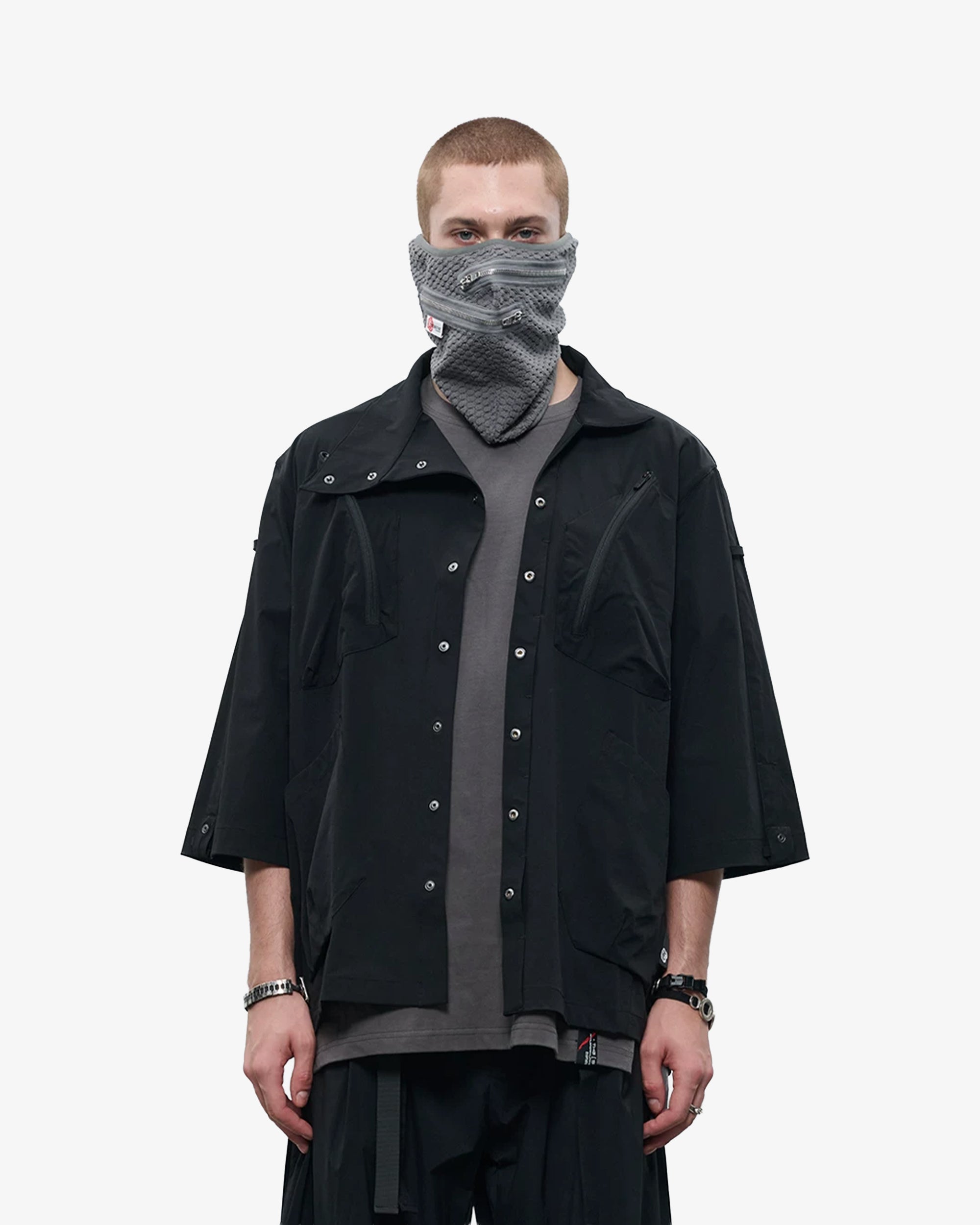 Water-Repellent Utility Half-Sleeve Shirt