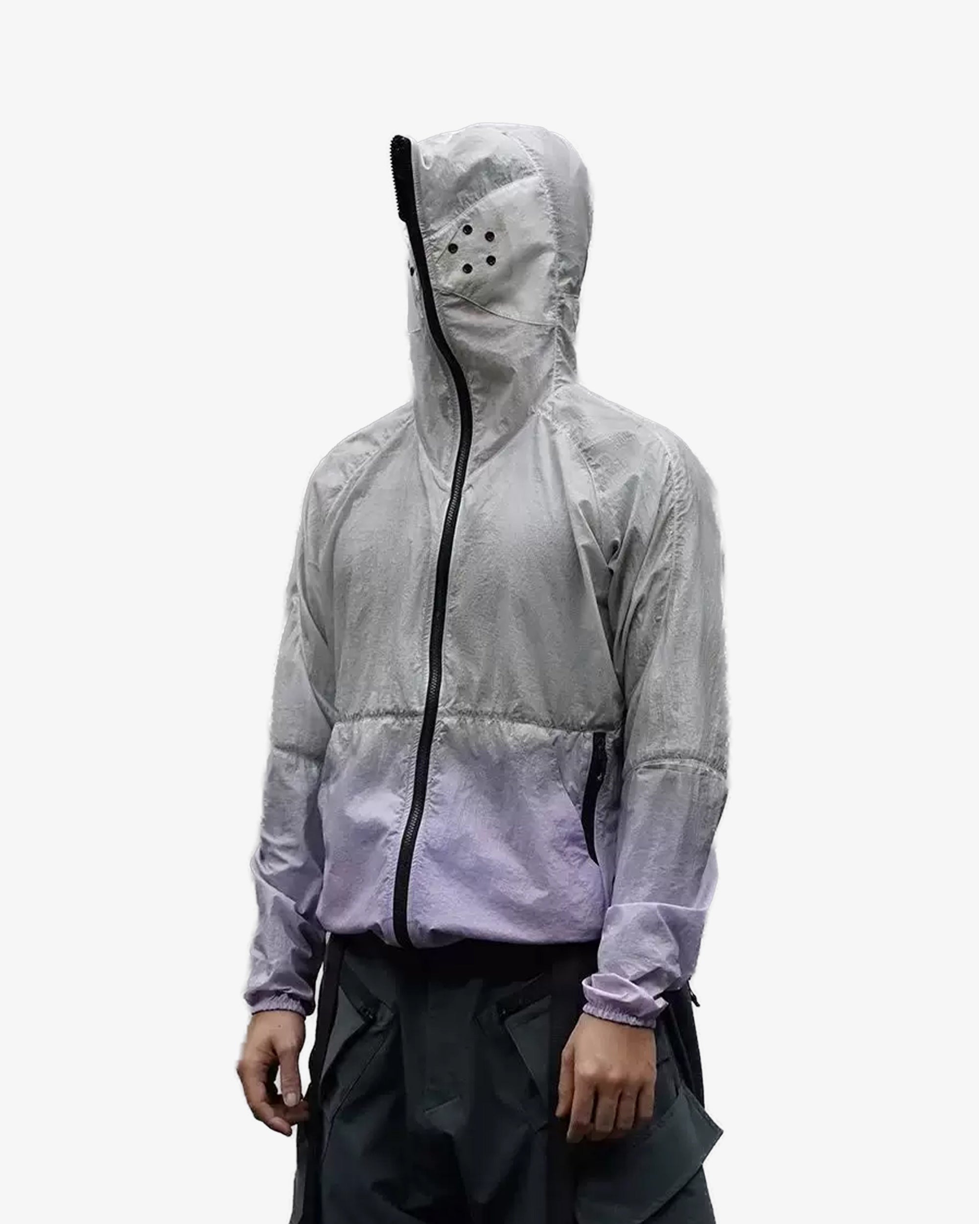 Garment-Dyed Packable Full-Zip UPF 50 Hooded Jacket