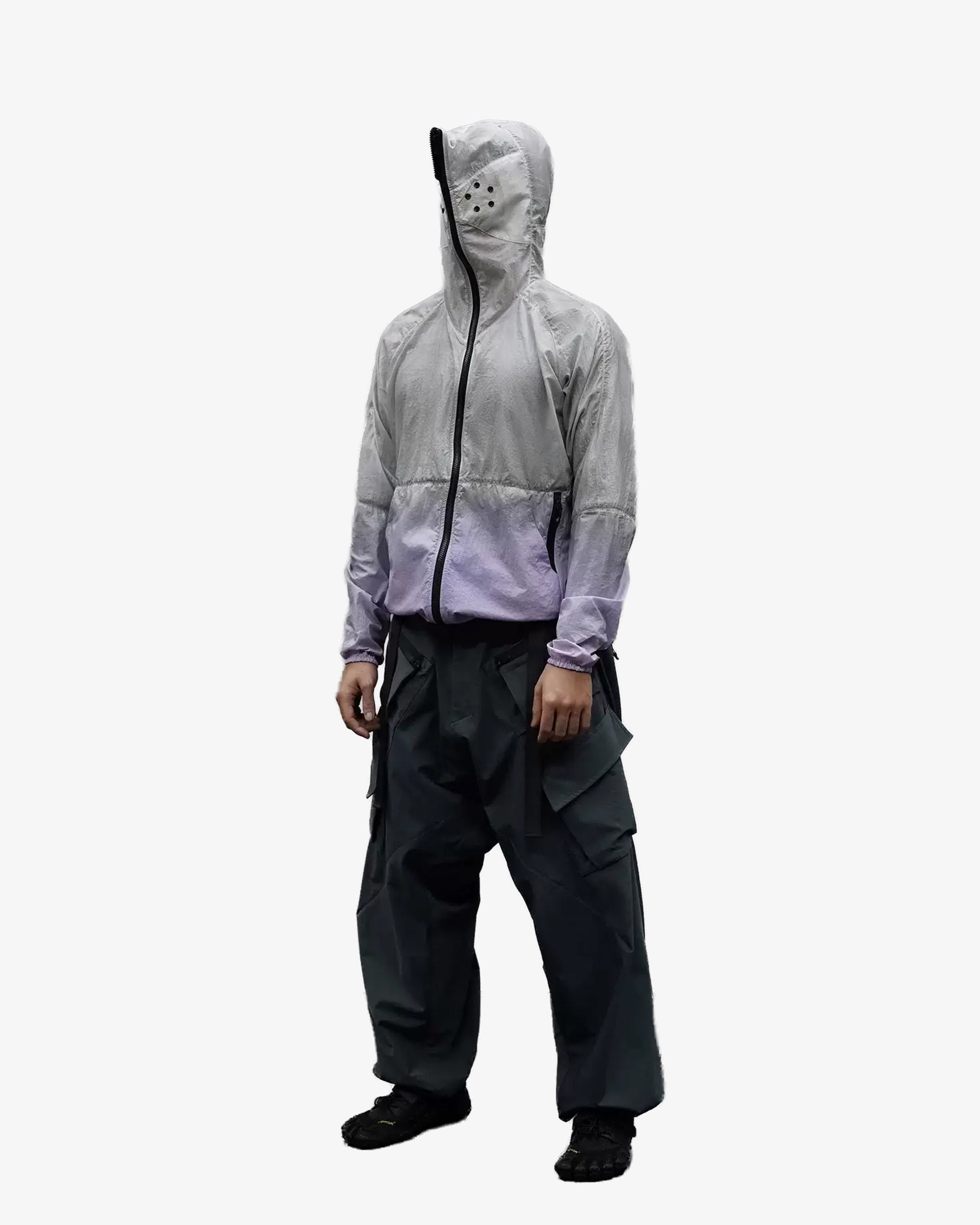 Garment-Dyed Packable Full-Zip UPF 50 Hooded Jacket