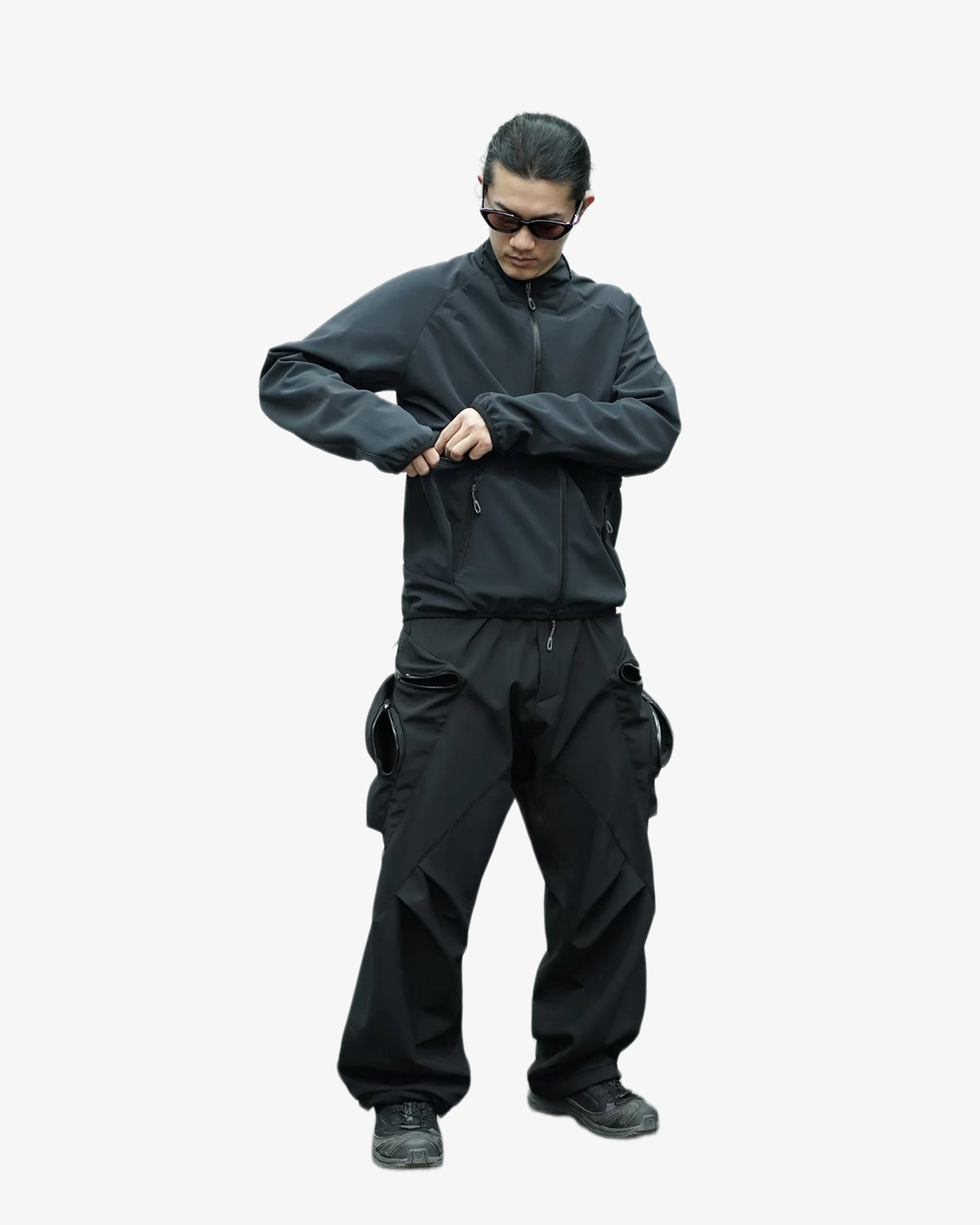 Drop-Crotch DWR Utility Cargo Pants