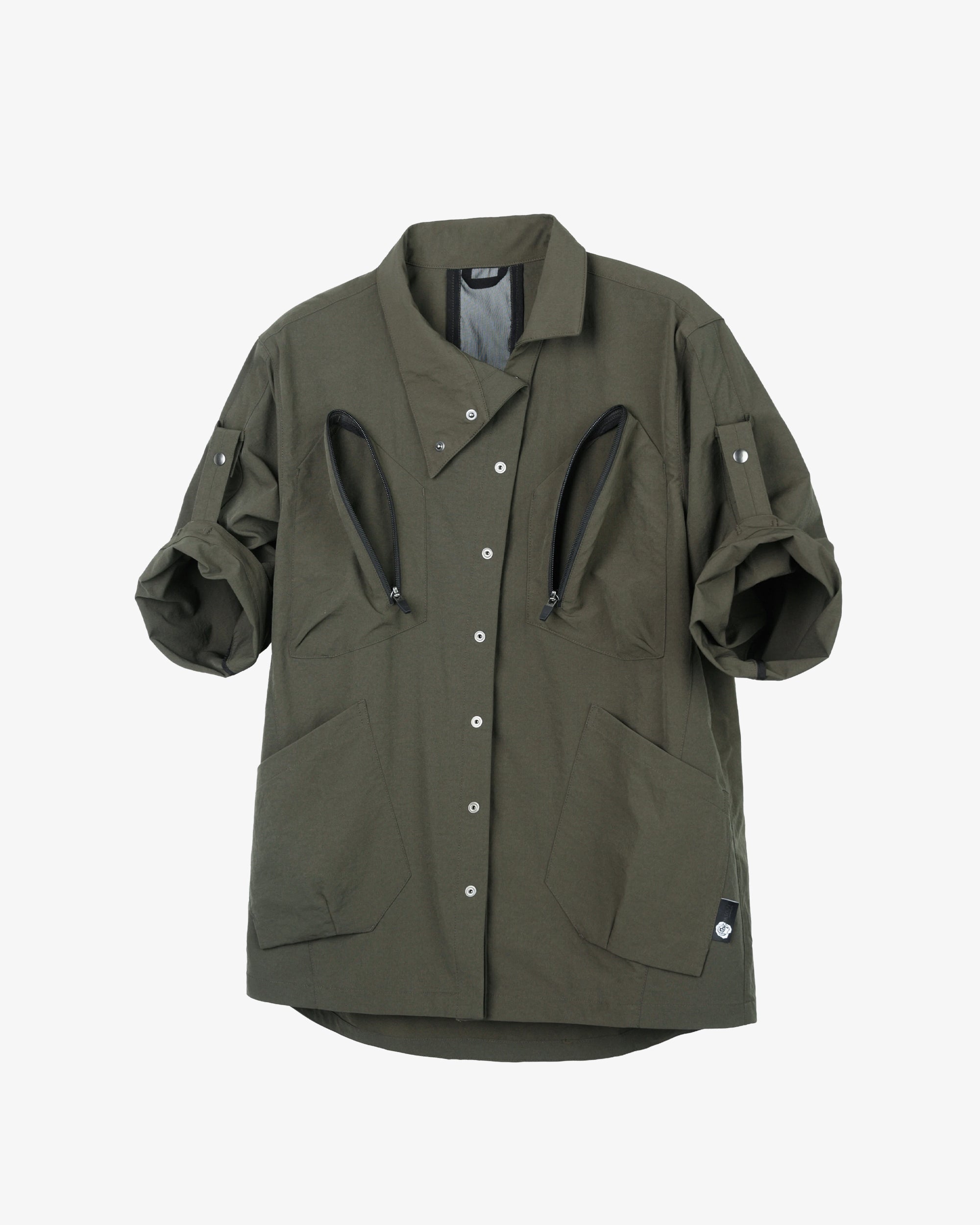 Water-Repellent Utility Half-Sleeve Shirt