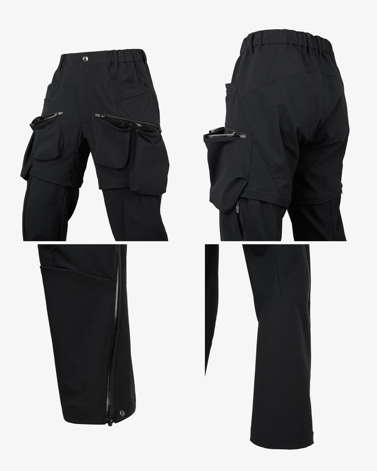 Multi-Pocket Detachable & Breathable DWR Cargo Pants