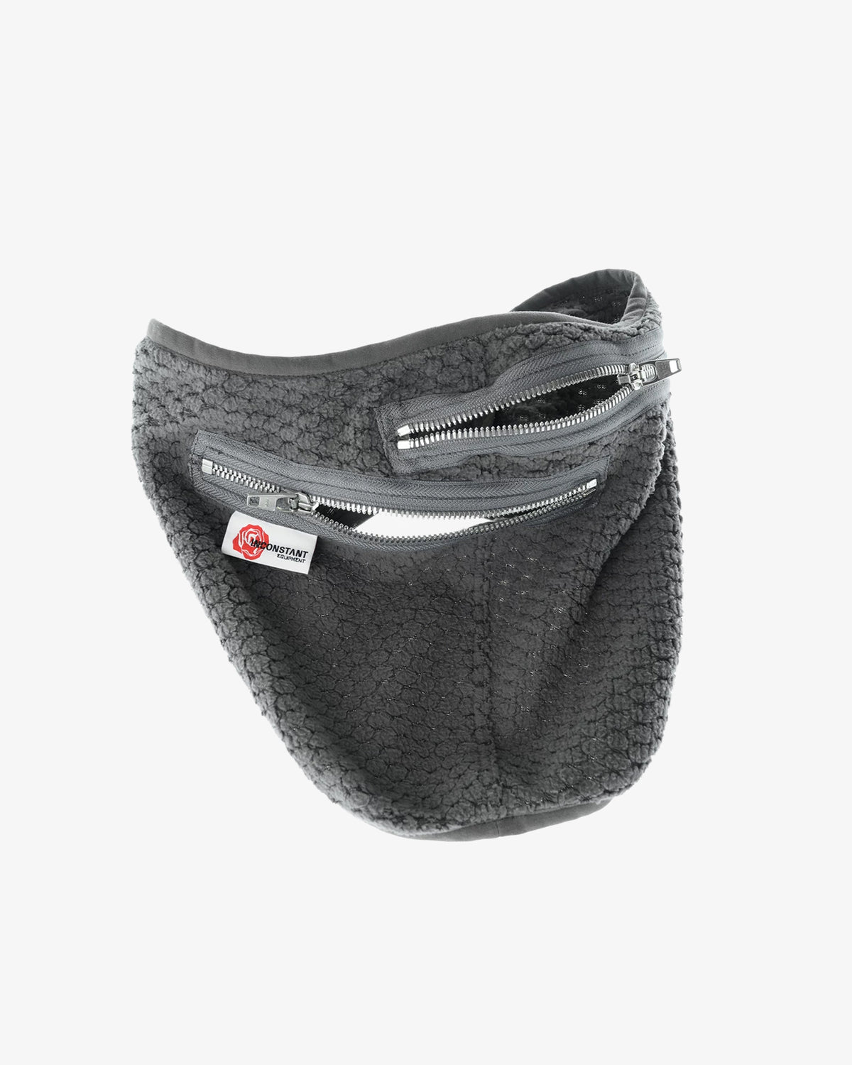 Dual-Zip Grid Fleece Neck Gaiter