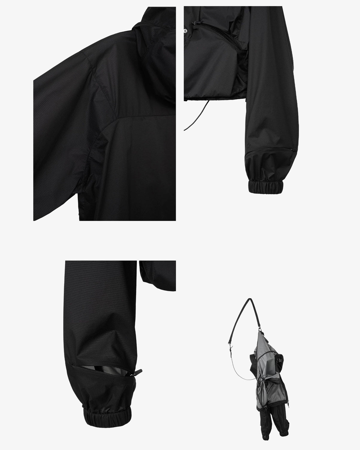 Cropped 2.5L Lightweight Breathable Shell Jacket