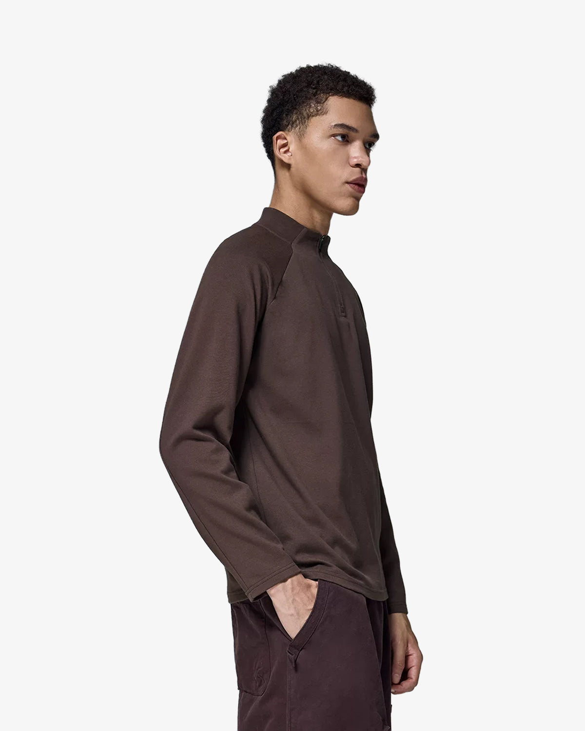 Seamless Raglan Quarter Zip
