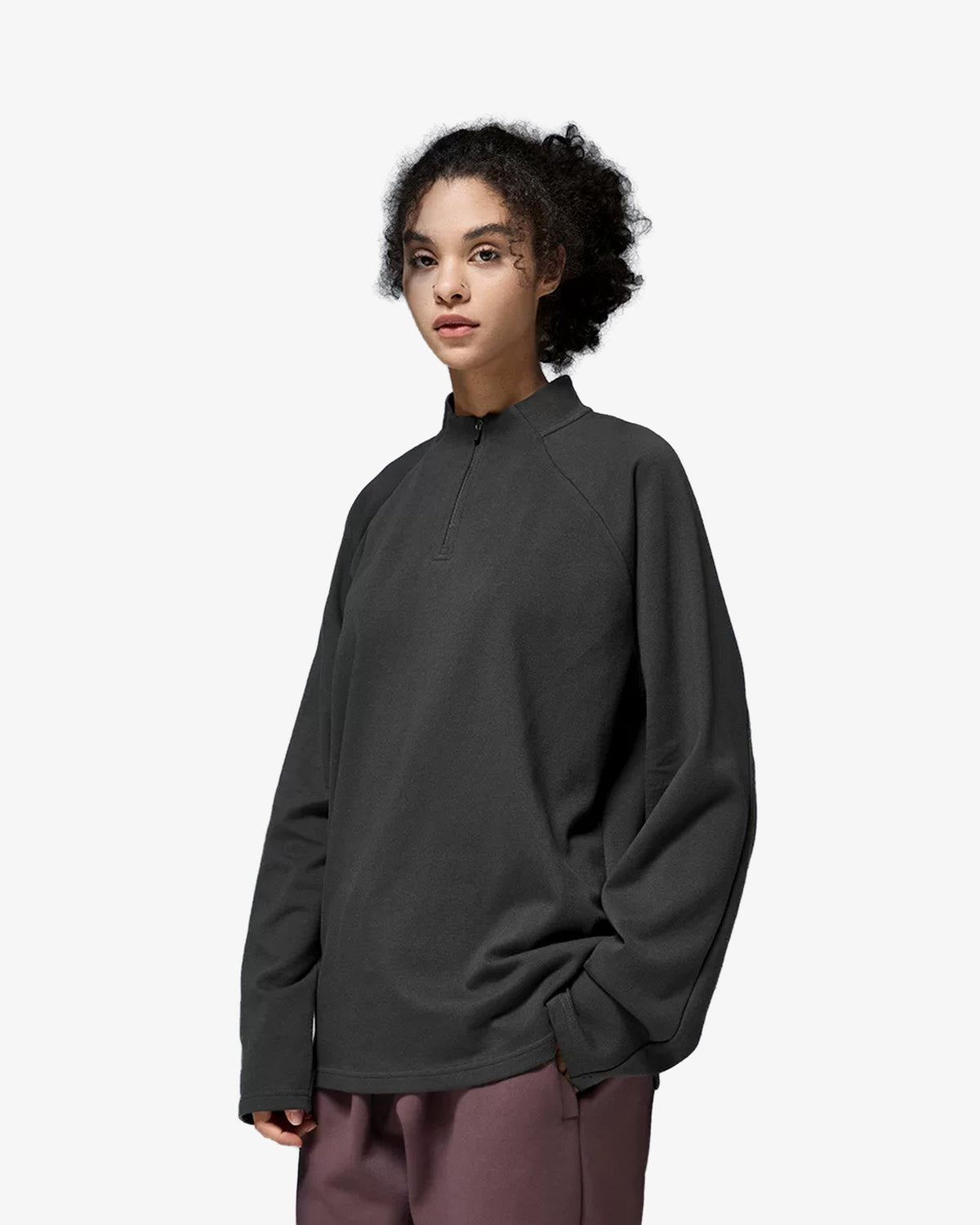 Seamless Raglan Quarter Zip