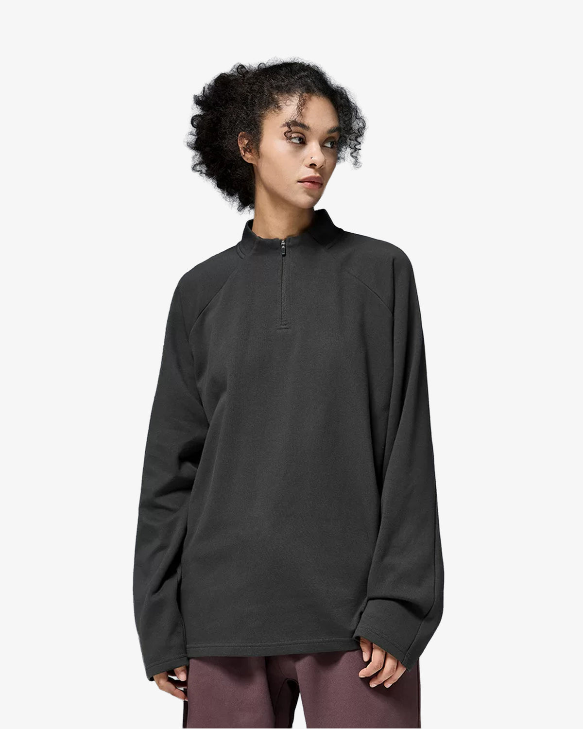 Seamless Raglan Quarter Zip