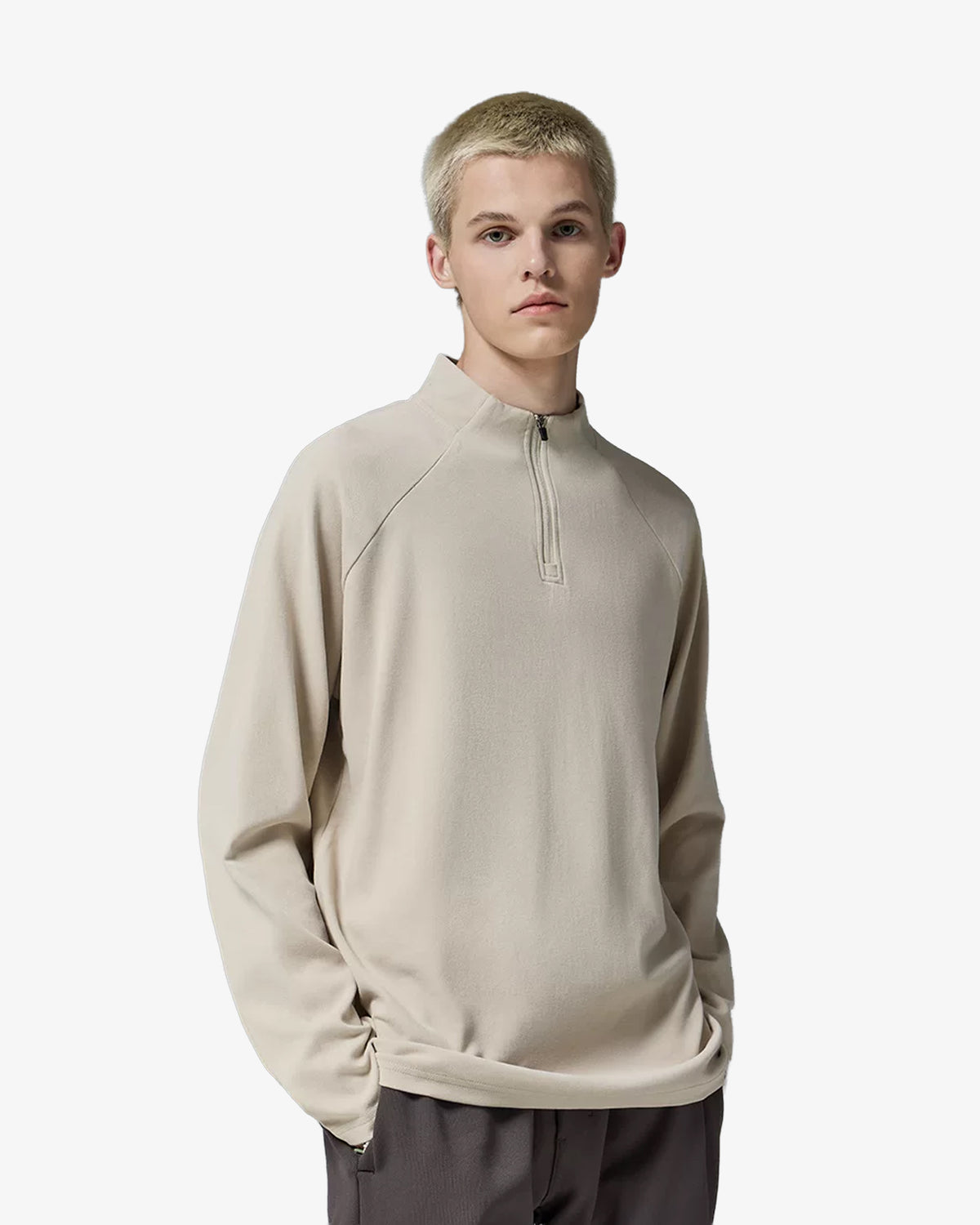 Seamless Raglan Quarter Zip