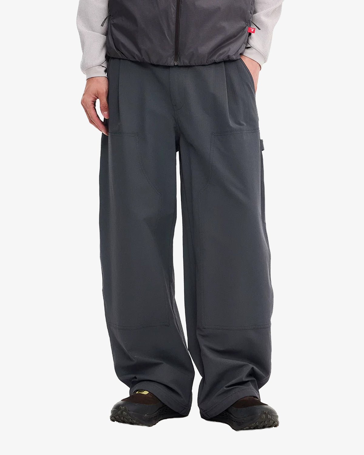 Fleece-Lined Water-Resistant Baggy Hiking Pants